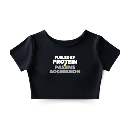 Fueled by Protein Crop Top