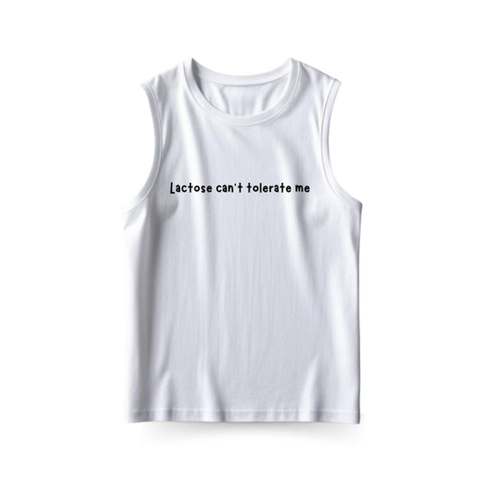Lactose Intolerant Sleeveless T-shirt