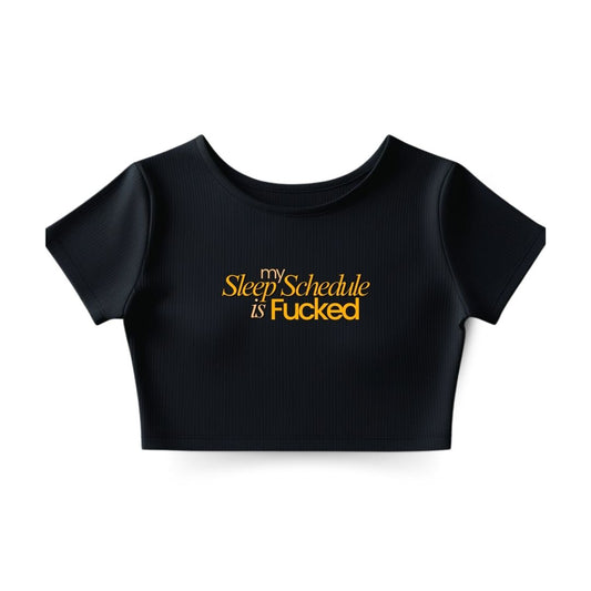 Sleep Schedule Crop Top