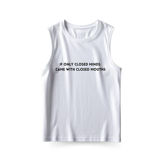 Closed Mouth Sleeveless T-shirt
