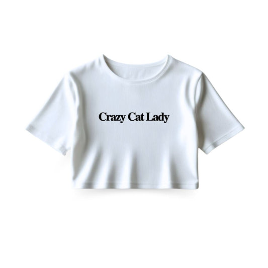 Crazy Cat Lady Crop Top