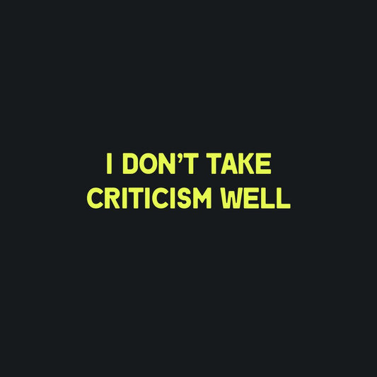 No Criticism Regular T-shirt