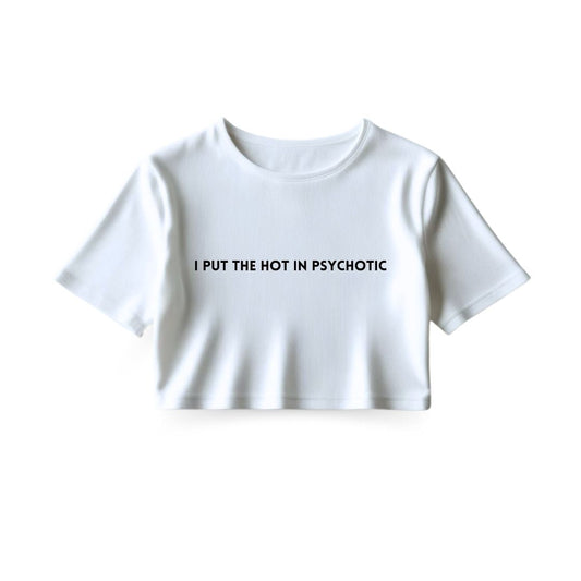 Psychotic Crop Top