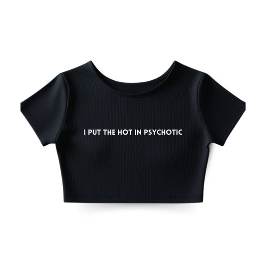 Psychotic Crop Top