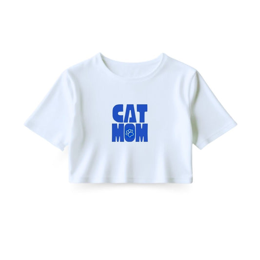 Cat Mom Crop Top