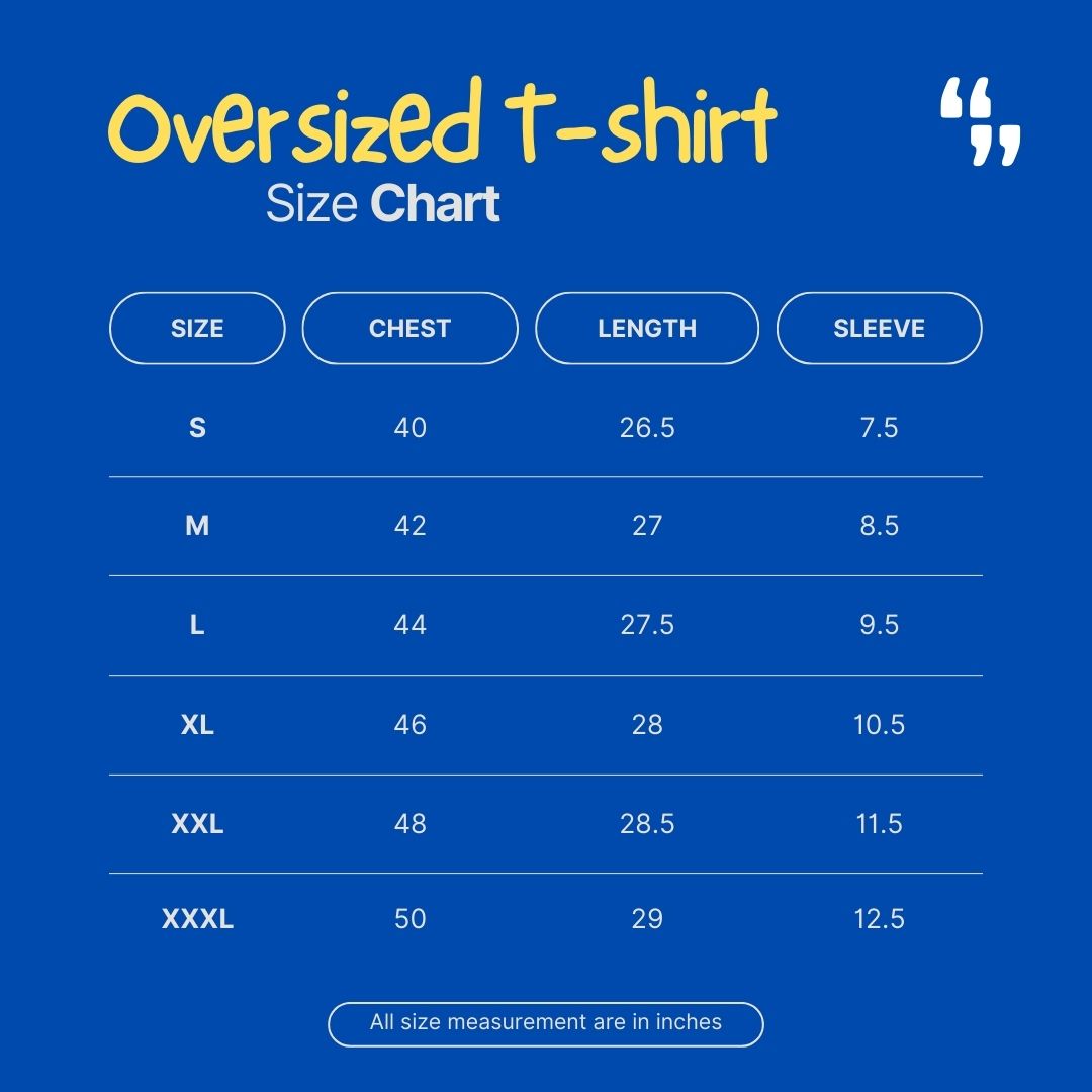 Say no to Drugs Oversized T-shirt
