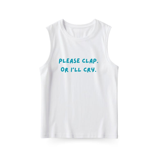 Please Clap Sleeveless T-shirt