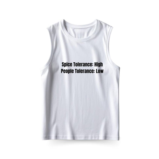 Spice Tolerance Sleeveless T-shirt