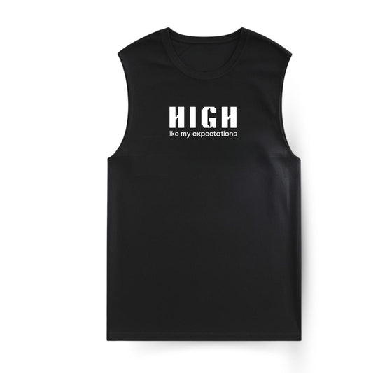 High Sleeveless T-shirt