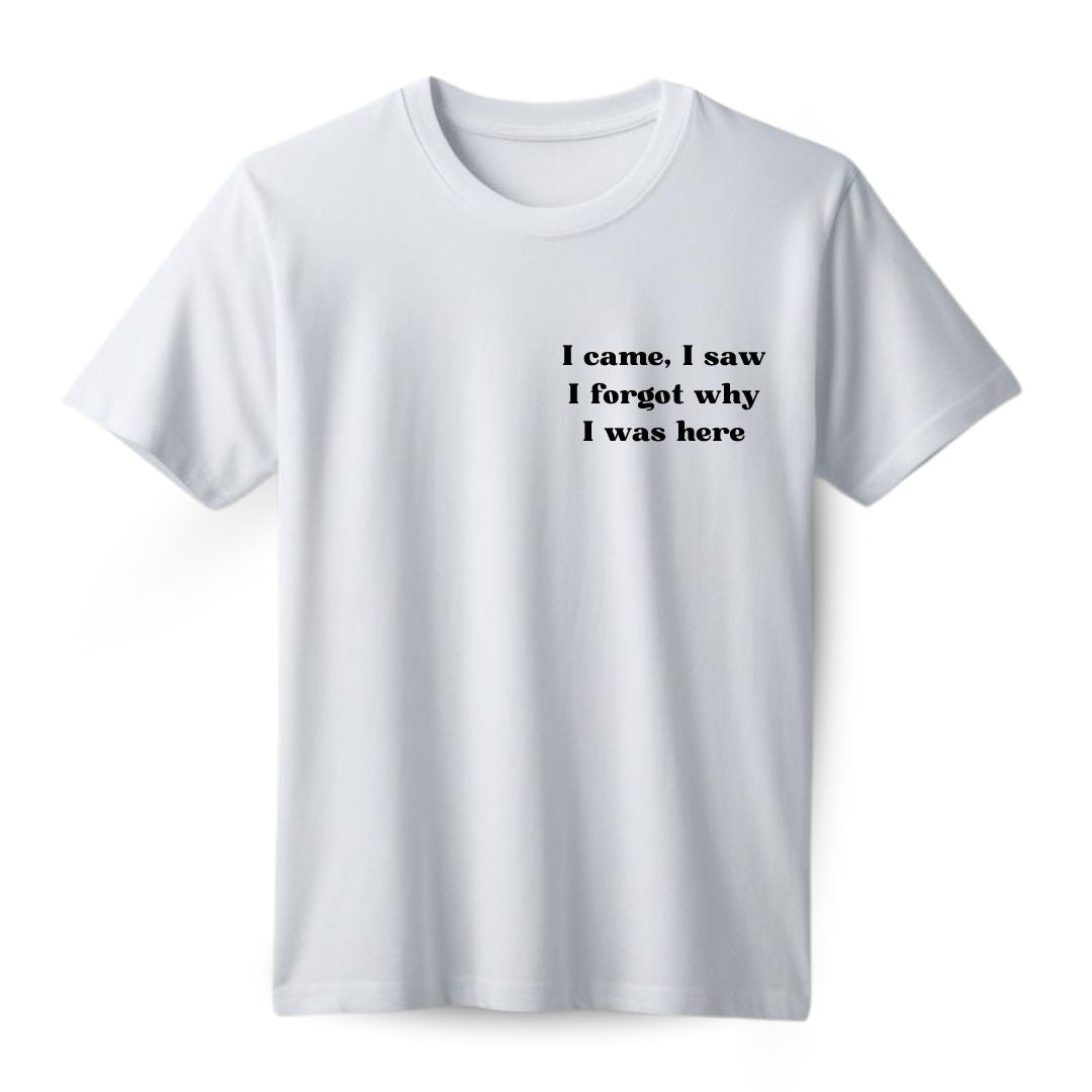 Why was I here Regular T-shirt