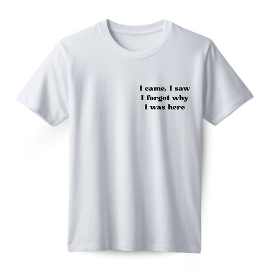 Why was I here Regular T-shirt
