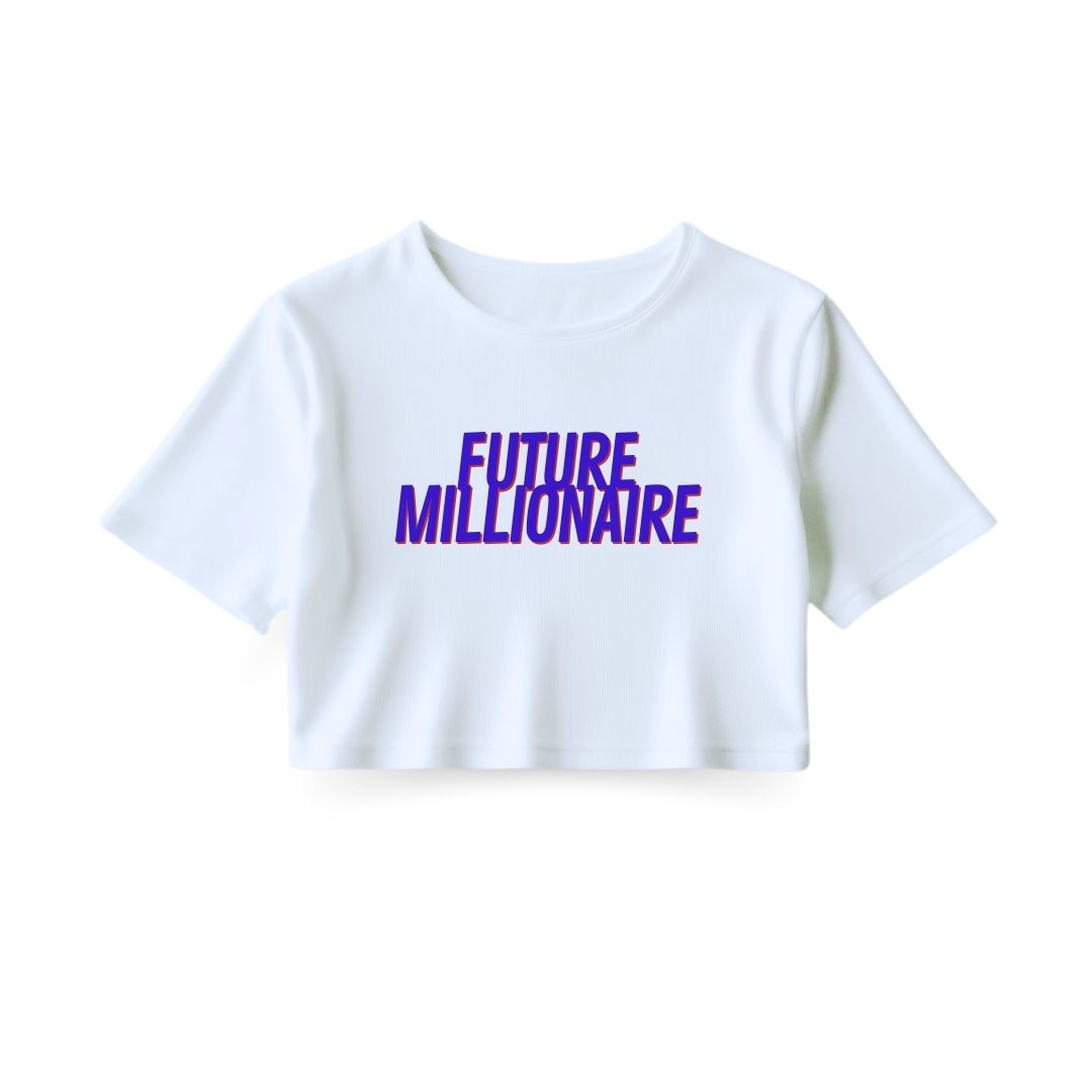 Future Millionaire Crop Top