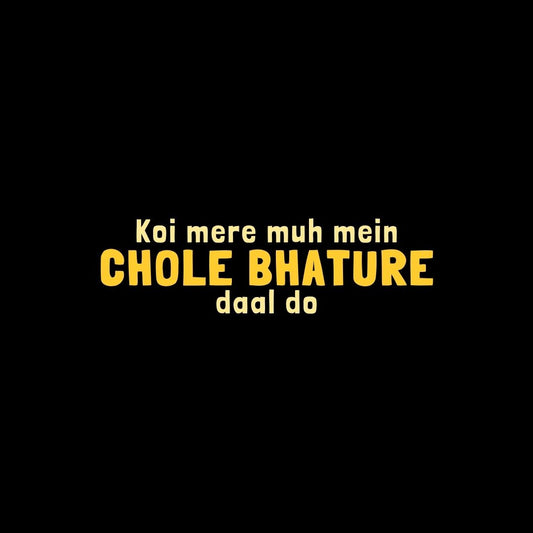 Chole Bhature Oversized T-shirt