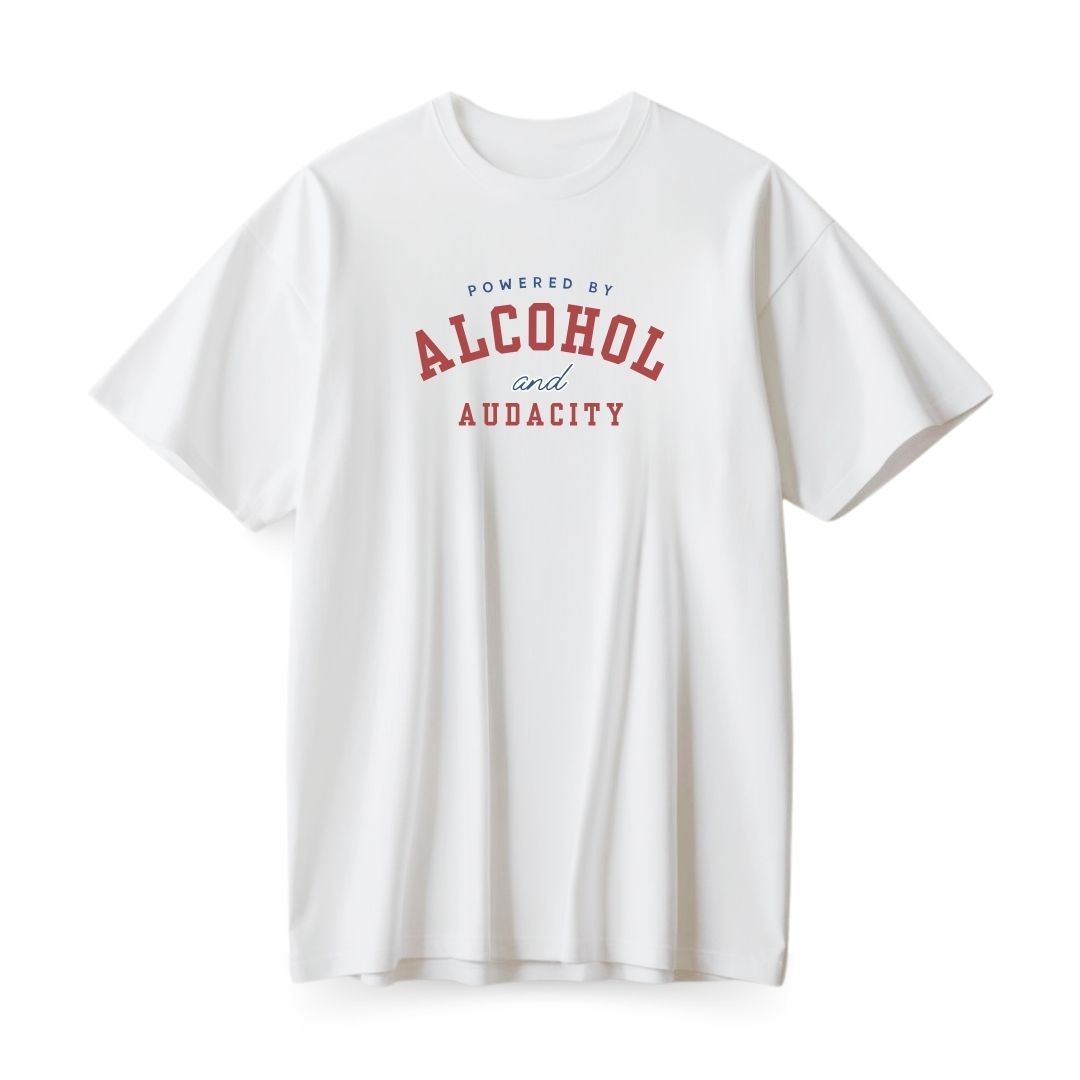 Powered by Alcohol Oversized T-shirt