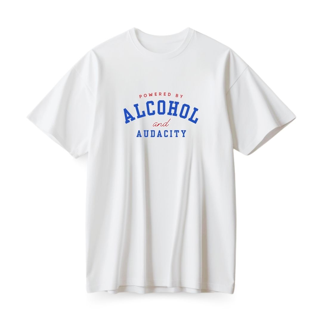 Powered by Alcohol Oversized T-shirt