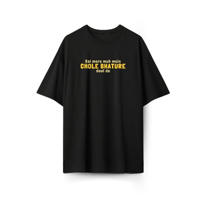 Chole Bhature Oversized T-shirt