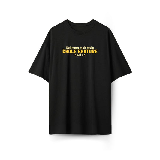 Chole Bhature Oversized T-shirt