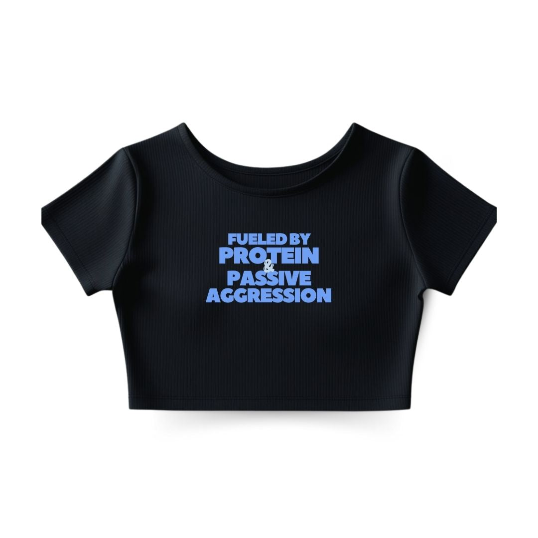 Fueled by Protein Crop Top