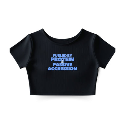 Fueled by Protein Crop Top