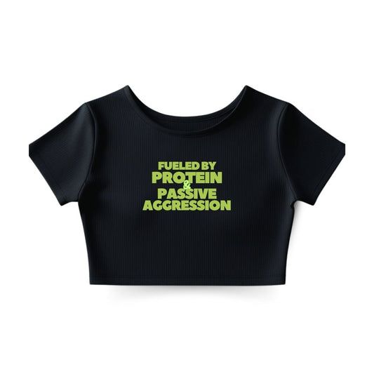 Fueled by Protein Crop Top