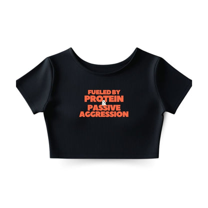 Fueled by Protein Crop Top