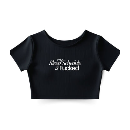 Sleep Schedule Crop Top