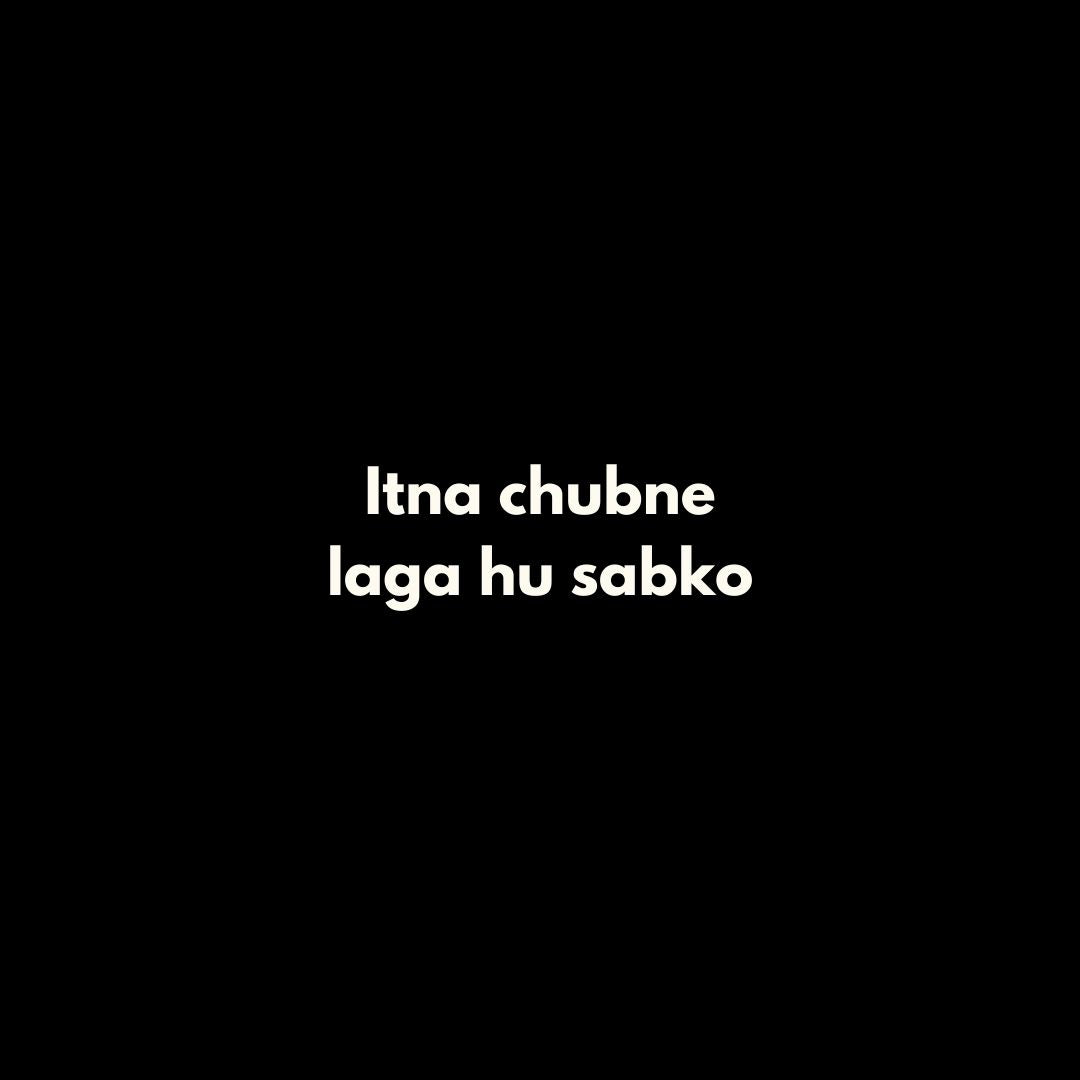 Chubne Laga hu Oversized T-shirt