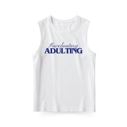 Involuntary Adulting Sleeveless T-shirt