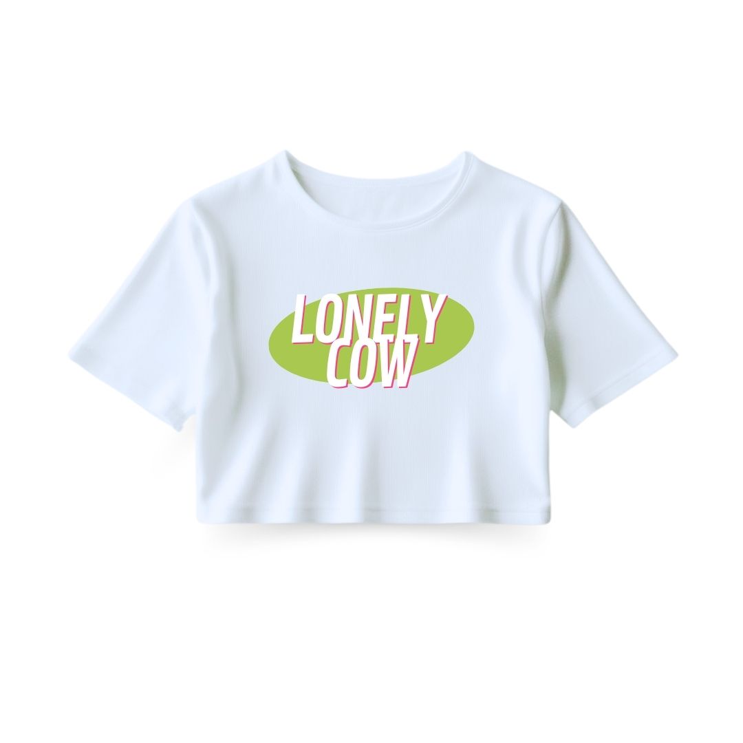 Lonely Cow Crop Top
