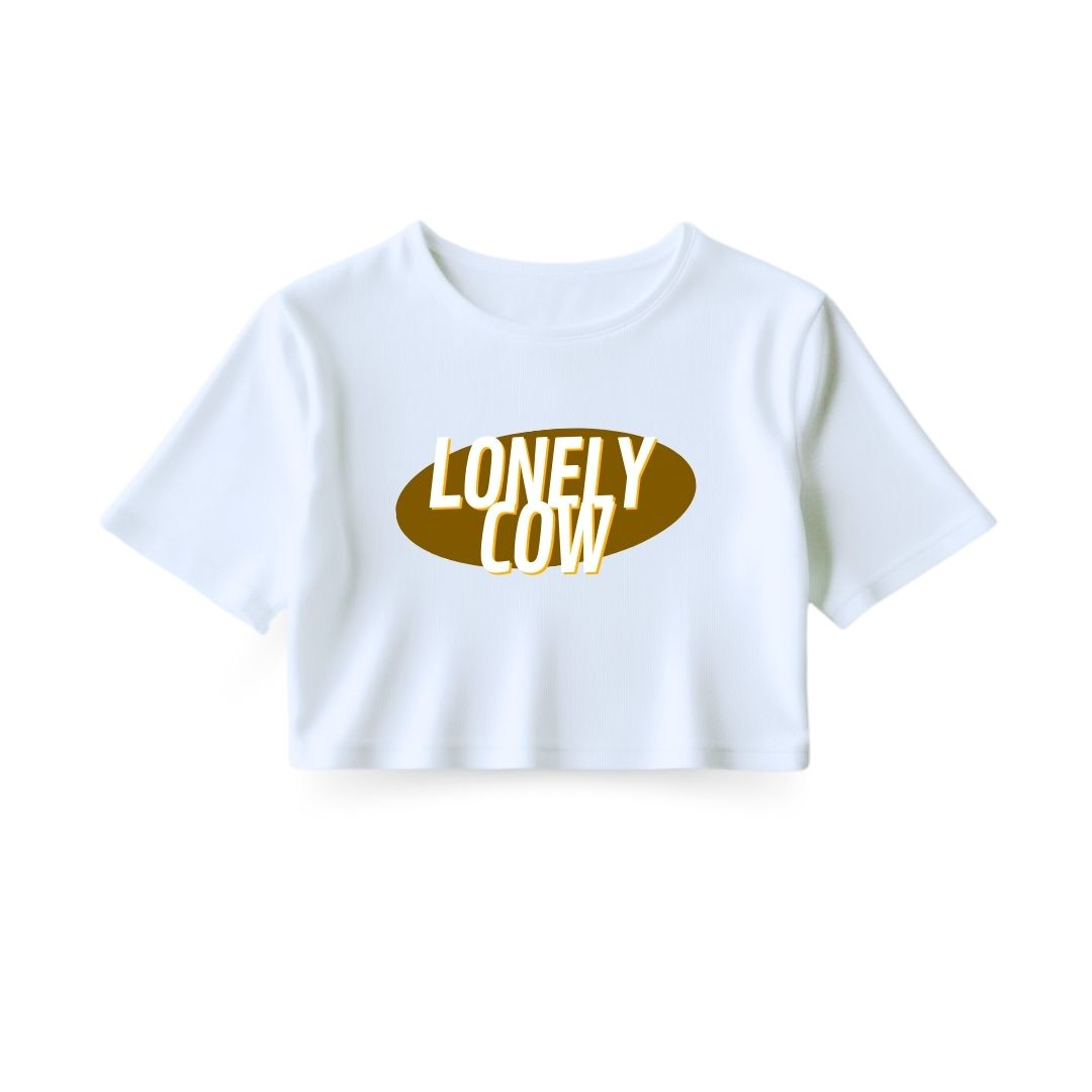 Lonely Cow Crop Top