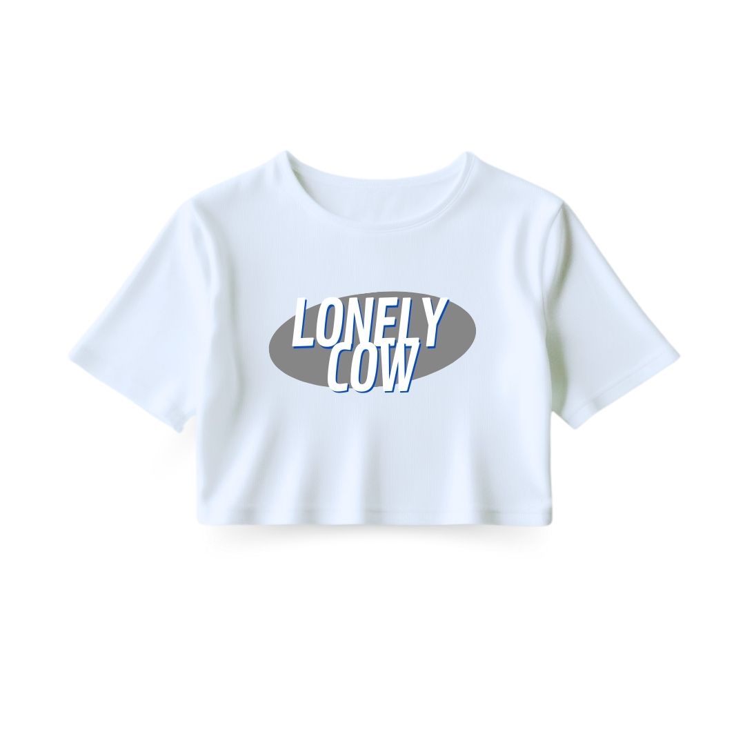 Lonely Cow Crop Top
