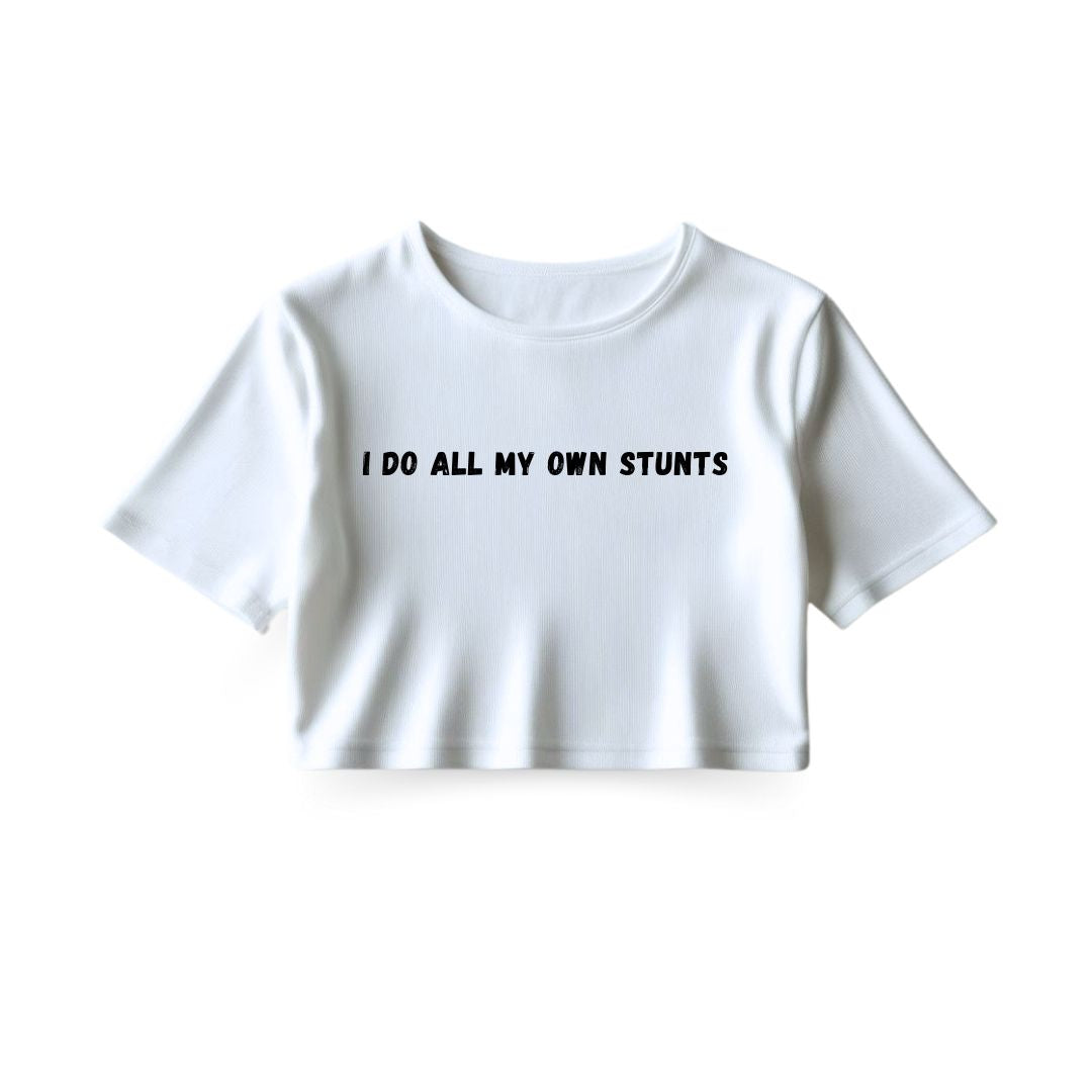 Own Stunts Crop Top