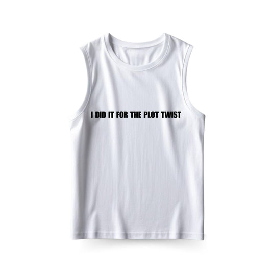 Plot Twist Sleeveless T-shirt