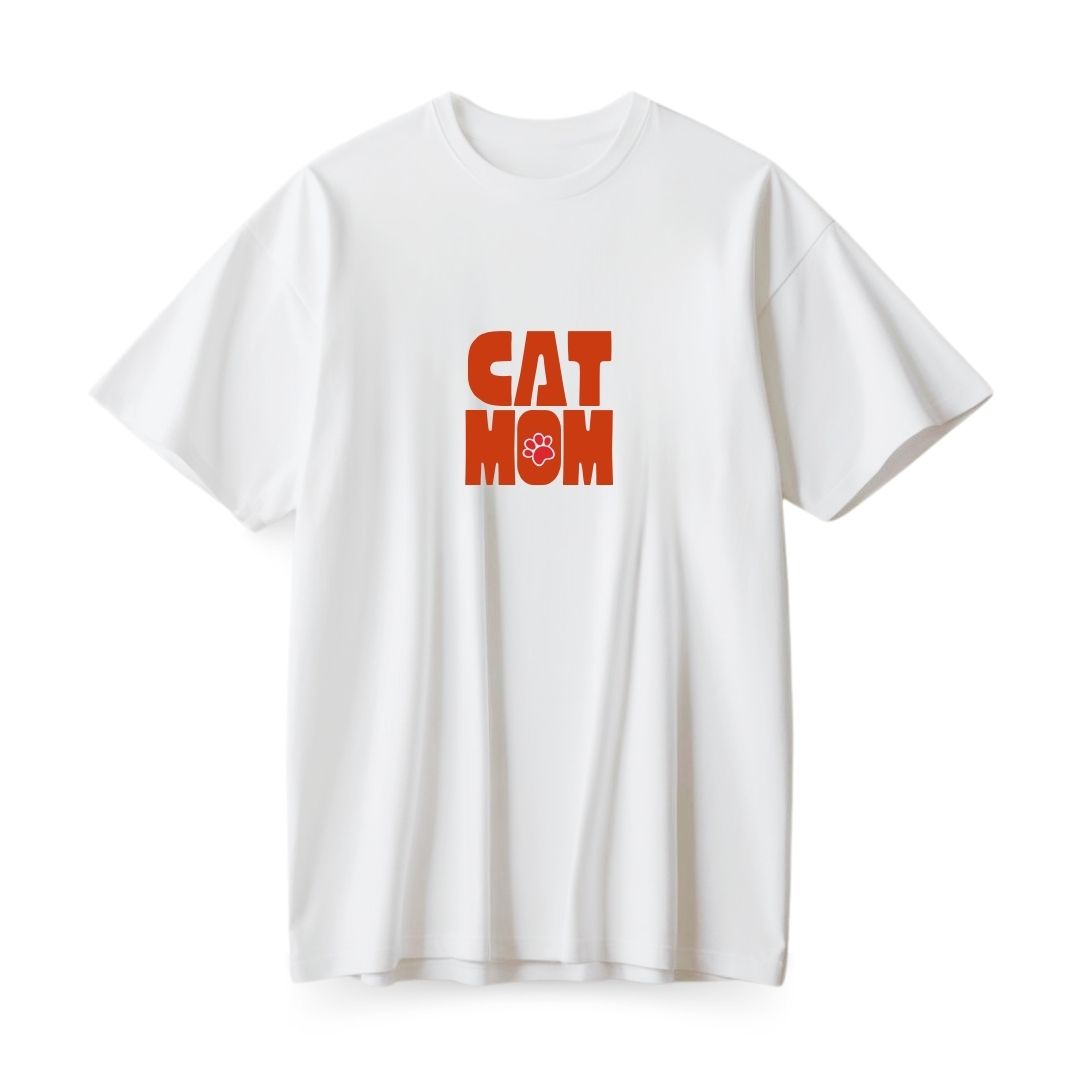 Cat Mom Oversized T-shirt