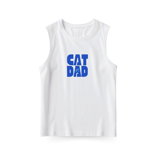 Cat Dad Sleeveless T-shirt