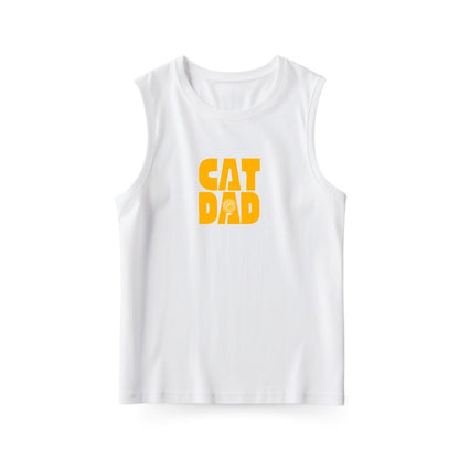 Cat Dad Sleeveless T-shirt