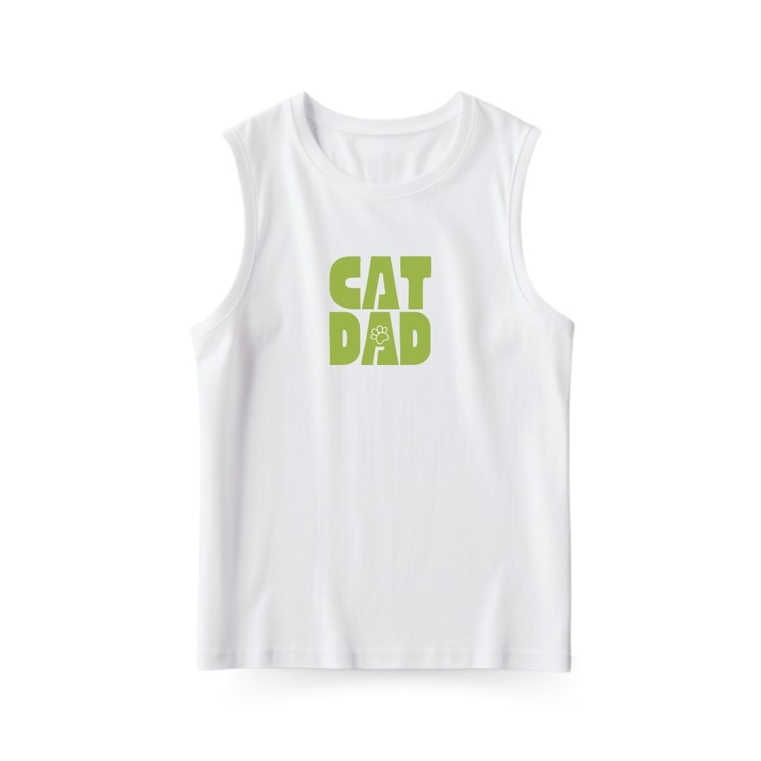 Cat Dad Sleeveless T-shirt