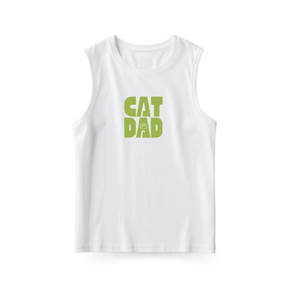 Cat Dad Sleeveless T-shirt