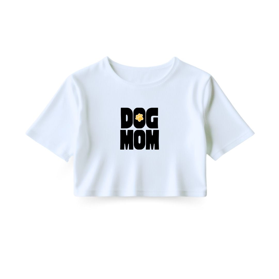 Dog Mom Crop Top