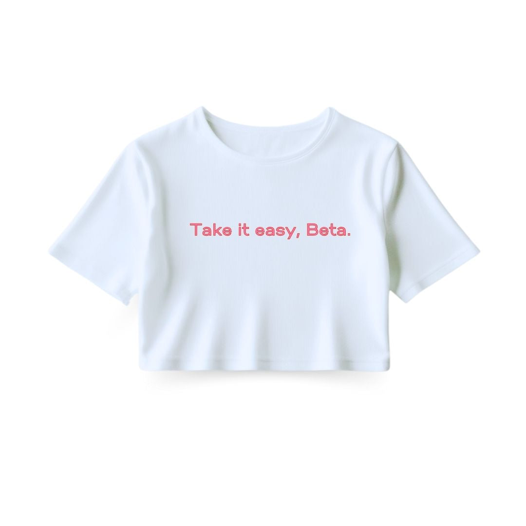 Take it easy Crop Top
