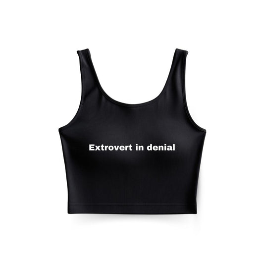 Extrovert in Denial Tank Top