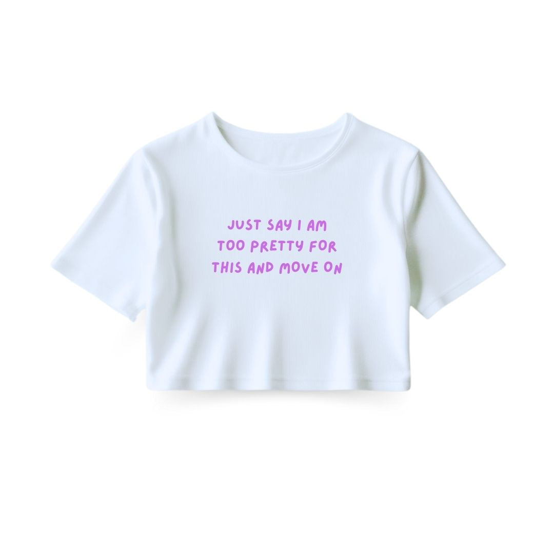 Too pretty Crop Top