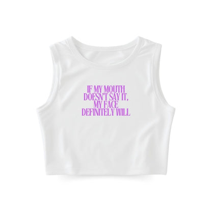 Face says it Tank Top