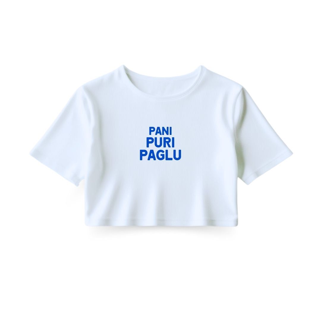 Pani Puri Paglu Crop Top