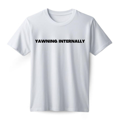 Yawning Internally Regular T-shirt