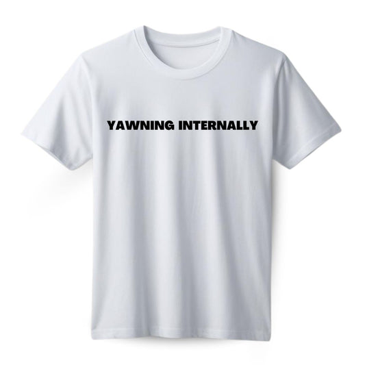 Yawning Internally Regular T-shirt