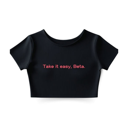 Take it easy Crop Top