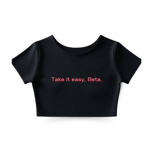 Take it easy Crop Top