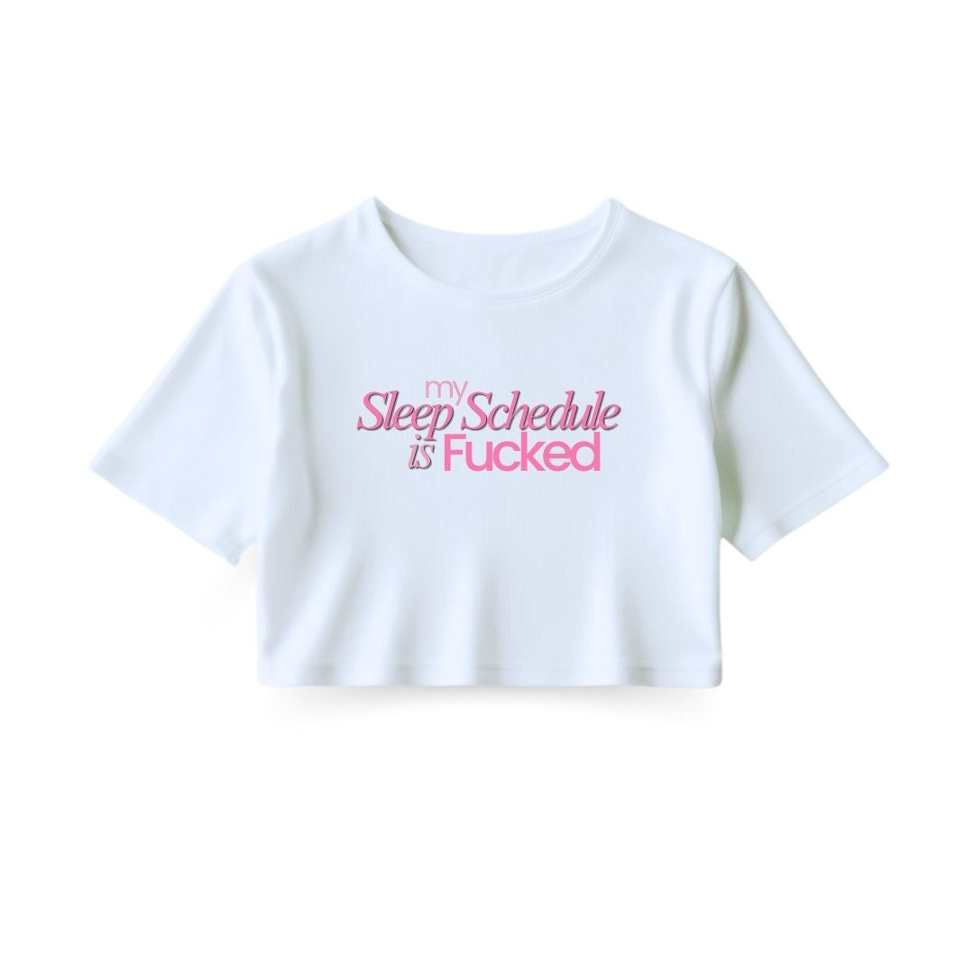 Sleep Schedule Crop Top