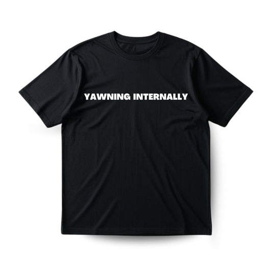 Yawning Internally Regular T-shirt